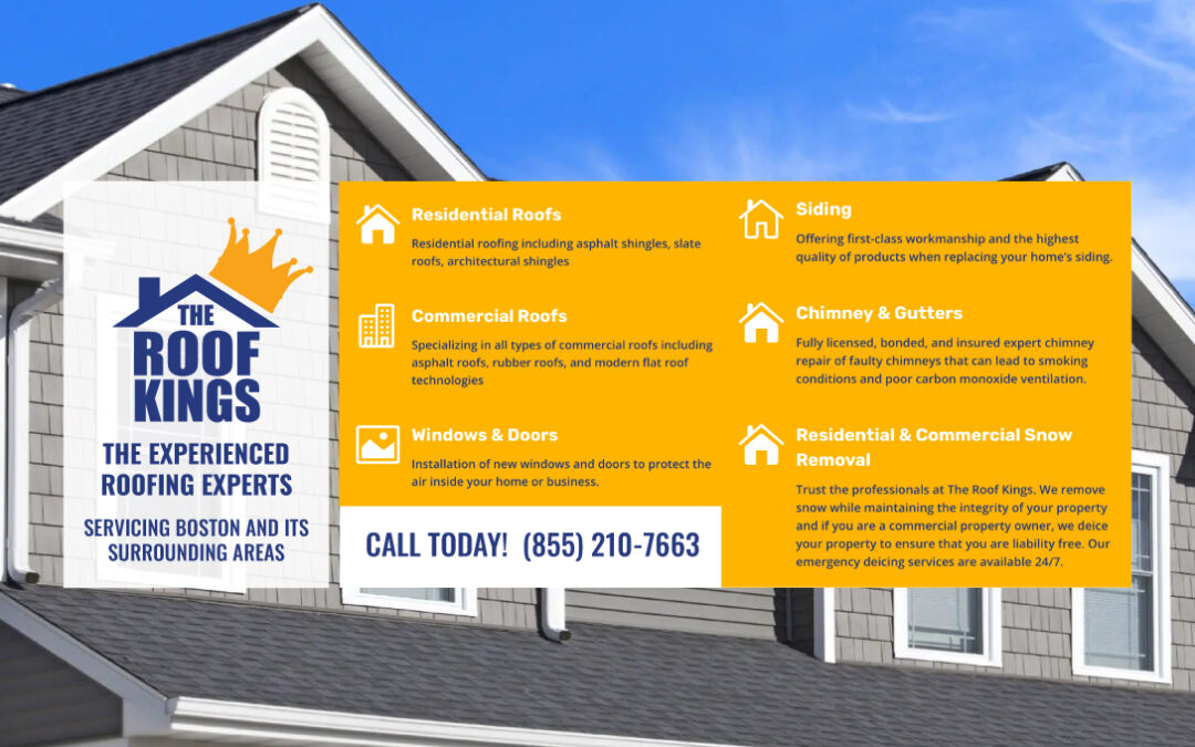 The Roof Kings are your experienced roofing professionals serving the Greater Boston area for over 30 years. We remain steadfast in our commitment to our customers, quality work, and as always, superior service. Reach out today to learn more about the full range of services we offer.